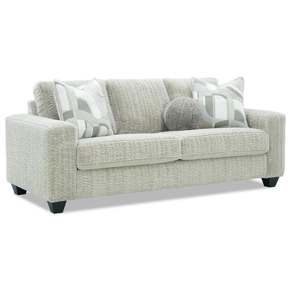 Albany Furniture Nestle Stationary Sofa and Loveseat Set in Buff, , large