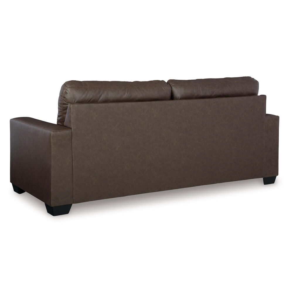 Ashley Barlin Mills Stationary Queen Sleeper Sofa in Umber, , large