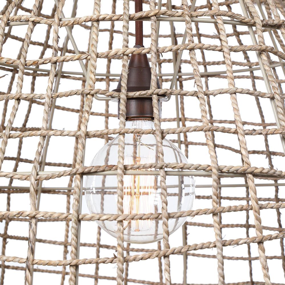 Uttermost Cross Weave 1-Light Pendant, , large