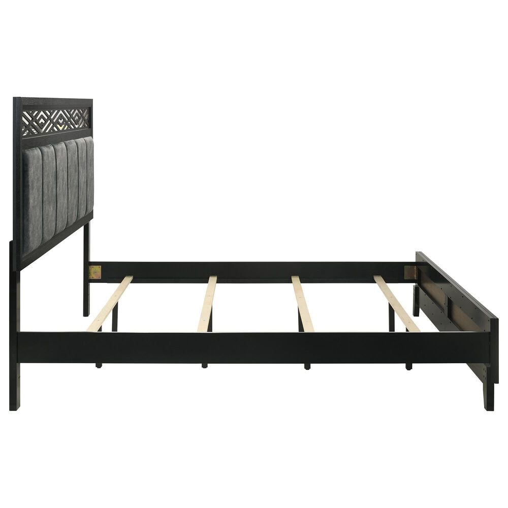 New Heritage Design Obsidian Queen Bed in Black, , large