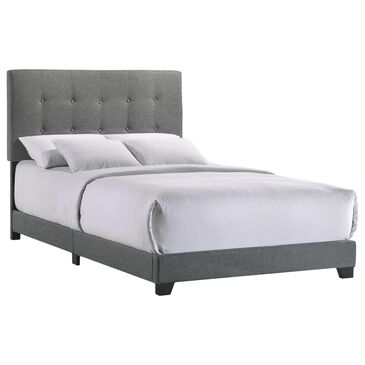 Hawthorne Furniture Addyson Upholstered Full Bed in Gunmetal, , large