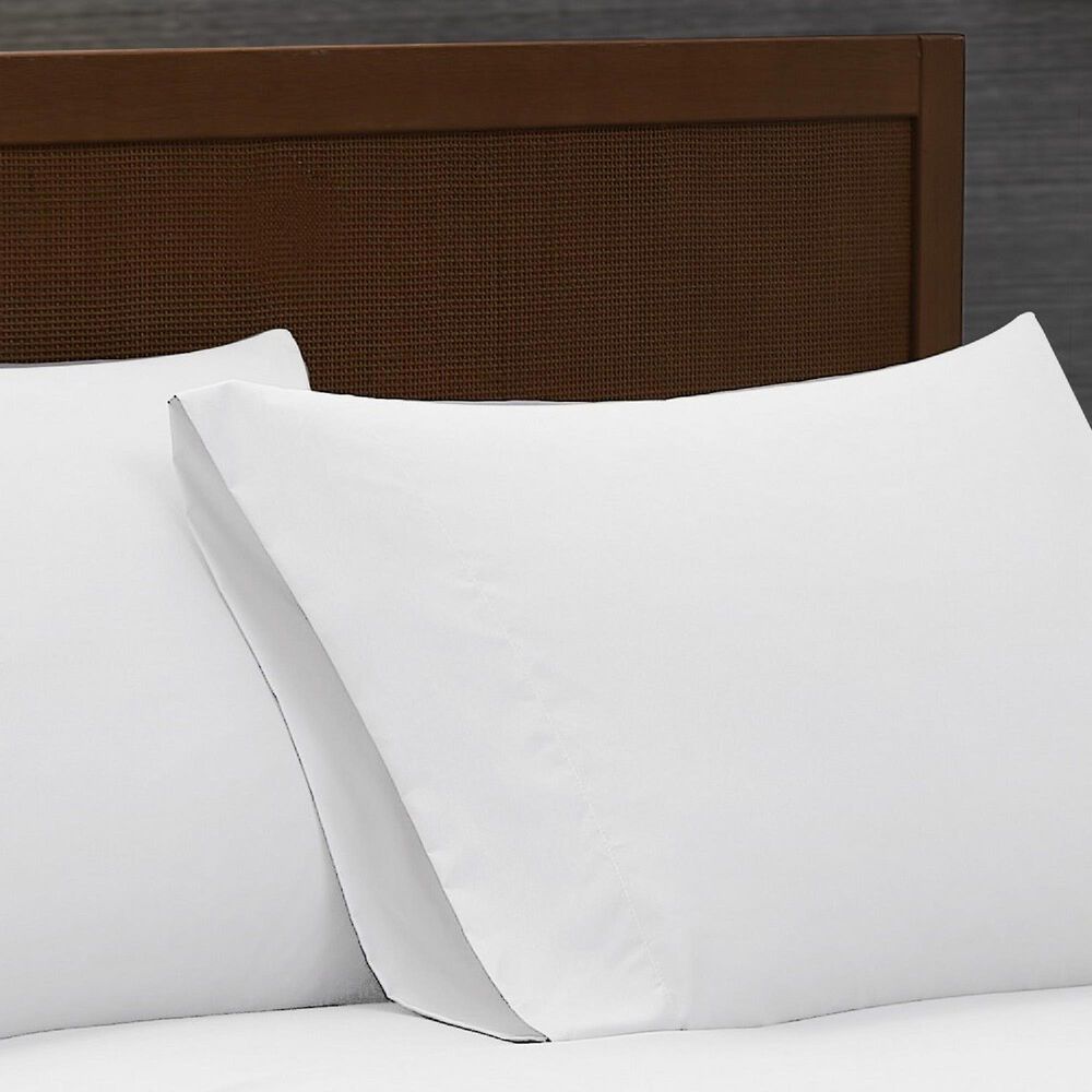 Pem America London Fog Garment Wash 5-Piece Split King Sheet Set in White, , large