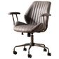 HOMLUX Mid Back Ergonomic Office Chair with Suede Leather in Gray, , large