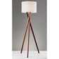 37B Brooklyn Floor Lamp in Walnut, , large