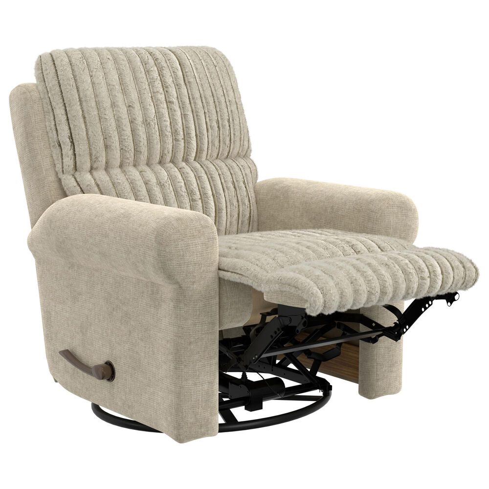 Catnapper Foxy Swivel Glider Recliner in Porcelain, , large