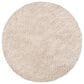 Safavieh August Shag AUG200D 6"7" Round Beige Area Rug, , large