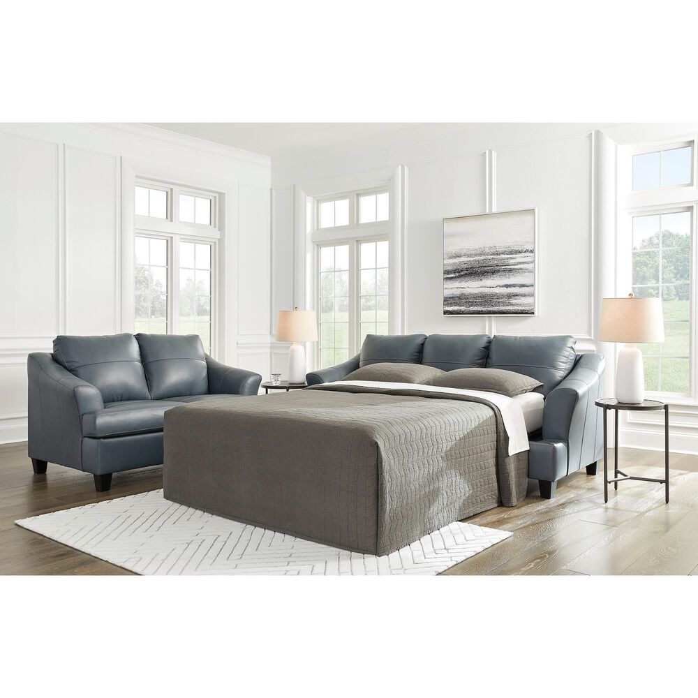 Ashley Genoa Queen Sofa Sleeper in Steel, , large