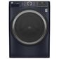 GE Appliances 4.8 Cu. Ft. Front Load Washer and 7.8 Cu. Ft. Electric Dryer Laundry Pair in Sapphire Blue, , large