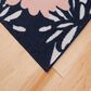 Karastan Prismatic 5" x 8" Navy and Pink Kids Area Rug, , large