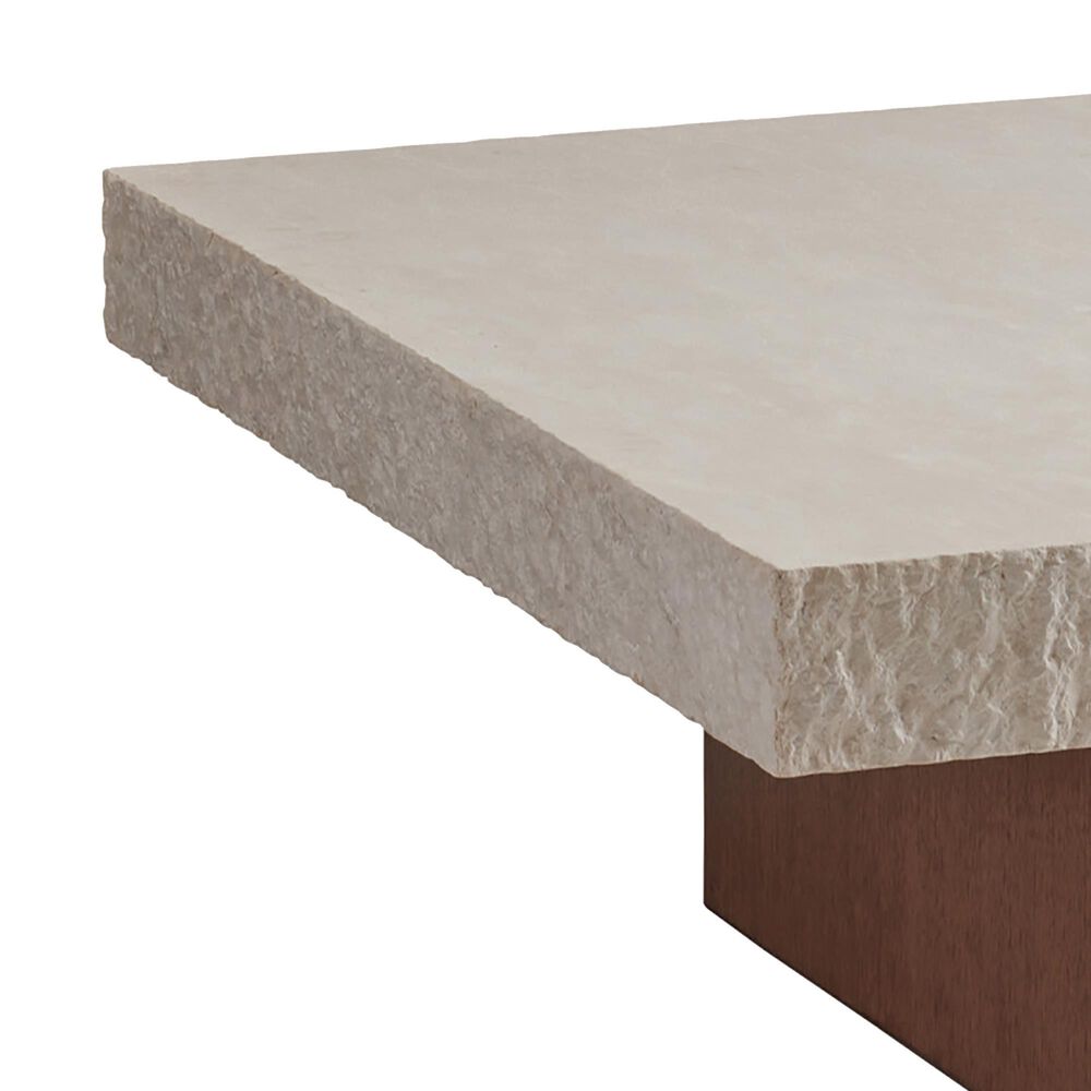 Lexington Home Brands Palm Desert Shadow Mountain Square Cocktail Table in Sierra Tan and Anticato, , large