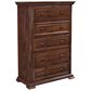 Sunset Bay Marquis 5 Drawer Chest in Distressed Brown, , large