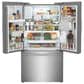 Frigidaire 22.6 Cu. Ft. Counter-Depth French Door Refrigerator in Stainless Steel, , large
