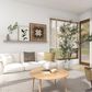 Maple and Jade 30" x 30" Southwest Abstract Wall Decor in Brown, White and Gray, , large
