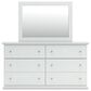 Ashley Bostwick Shoals 5-Piece Full Panel Bedroom Set in White, , large