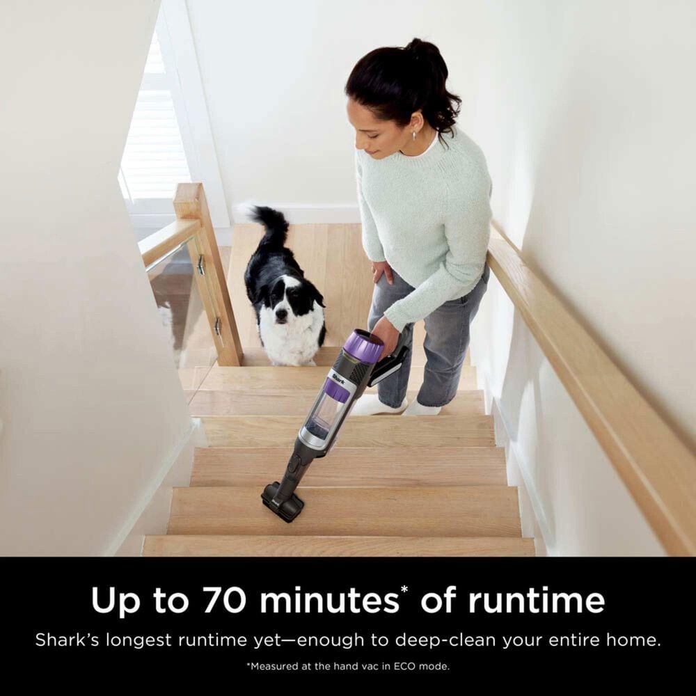 Shark PowerDetect Clean and Empty Upright Vacuum in Grey, Bronze, White and Purple, , large