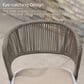 HOMLUX Outdoor Bar Stool with Open-Frame Backrest in White (Set of 2), , large