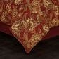 J. Queen New York Montecito 4-Piece King Comforter Set in Red, , large