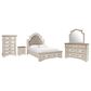 Ashley Realyn 5-Piece Queen Panel Bed Set in Chipped White, , large