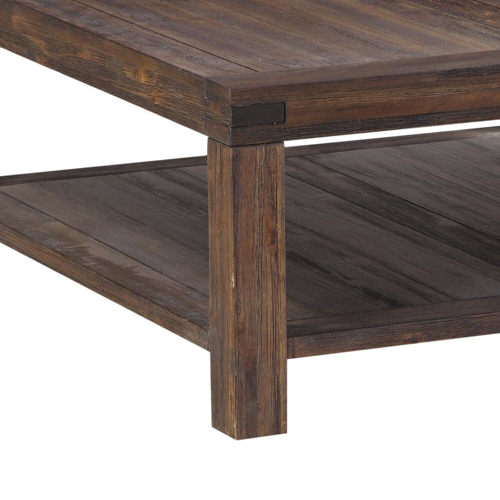 Urban Home Meadow Coffee Table in Brick Brown Nebraska Furniture Mart