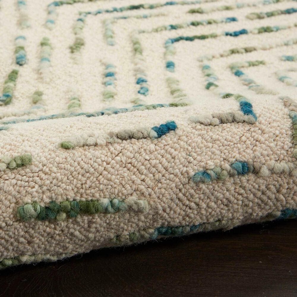 Nourison Colorado 3&#39;9&quot; x 5&#39;9&quot; Ivory and Green Area Rug, , large