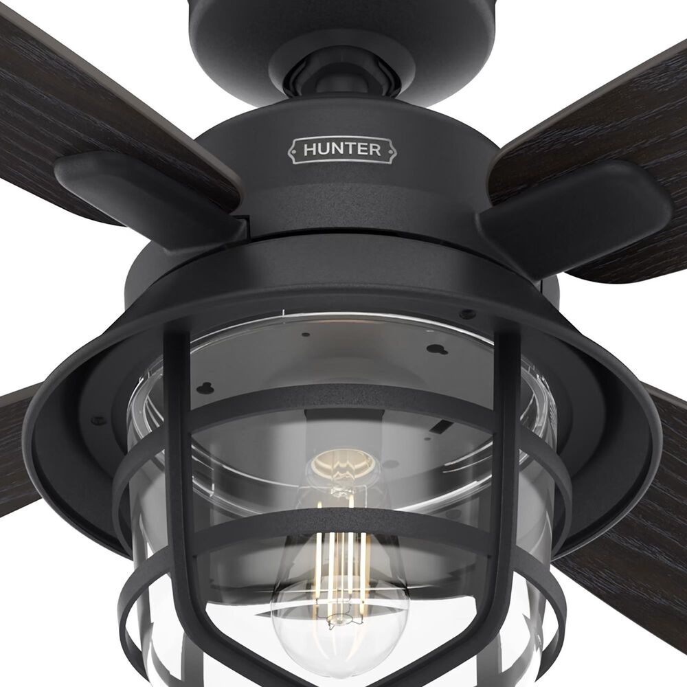 Hunter Port Royale 52&quot; Ceiling Fan with Light in Natural Iron, , large
