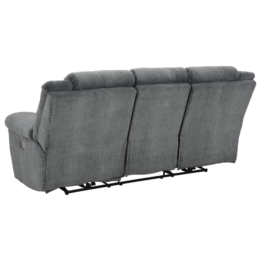 Ashley Tip-Off Power Reclining Sofa in Slate, , large