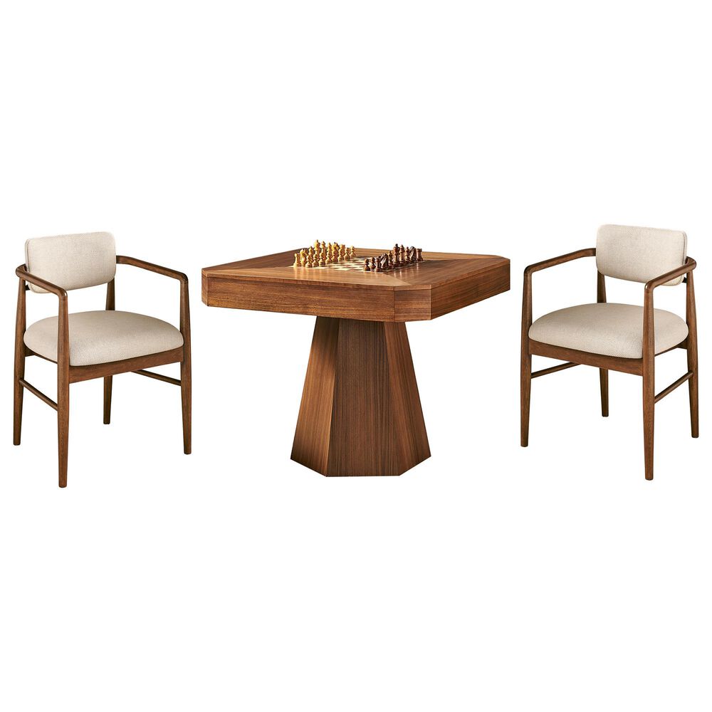 Imperial Hexton 3 Piece Game Table Set in Rich Stonewash, , large