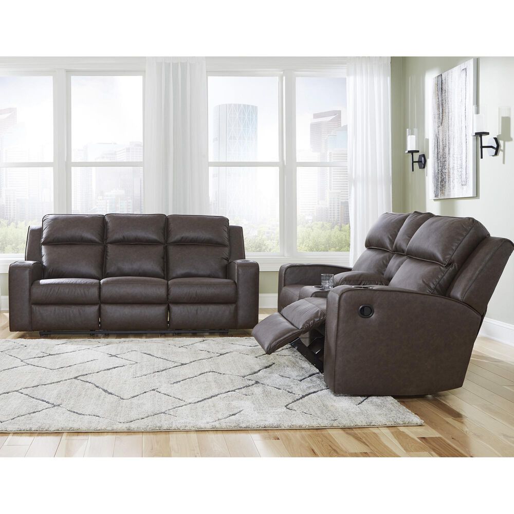 Ashley Lavenhorne Manual Sofa in Granite, , large