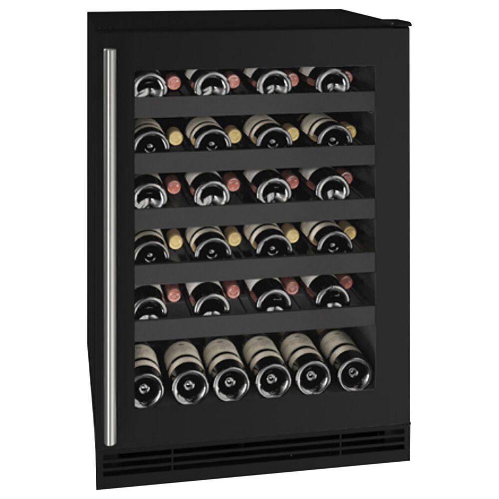 U-Line 24" Built-in Wine Refrigerator in Black Frame, , large