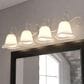 Vaxcel Bella 4-Light Bathroom Vanity Fixture in Brushed Nickel, , large