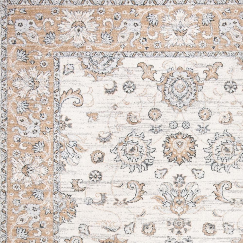 Safavieh Isabella 5&#39;3&quot; Square Cream and Beige Area Rug, , large