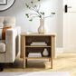 Modway Cadence Open 2 Shelves Nightstand in Oak, , large