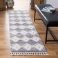 Safavieh Marrakesh MRK530 2"2" x 10" Ivory and Grey Runner, , large
