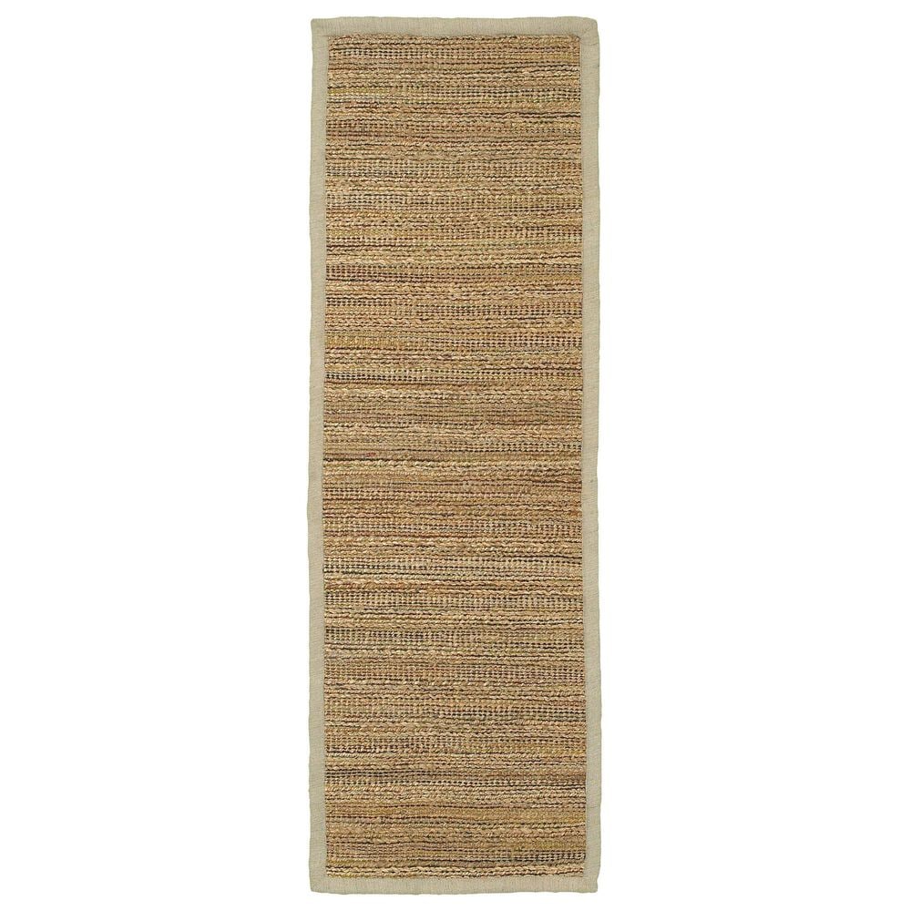 L&R Resources Natural Fiber 2"6" x 7"9" Prague Runner, , large
