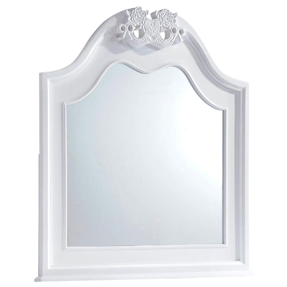 Mayberry Hill Alana Mirror in White Lacquer, , large