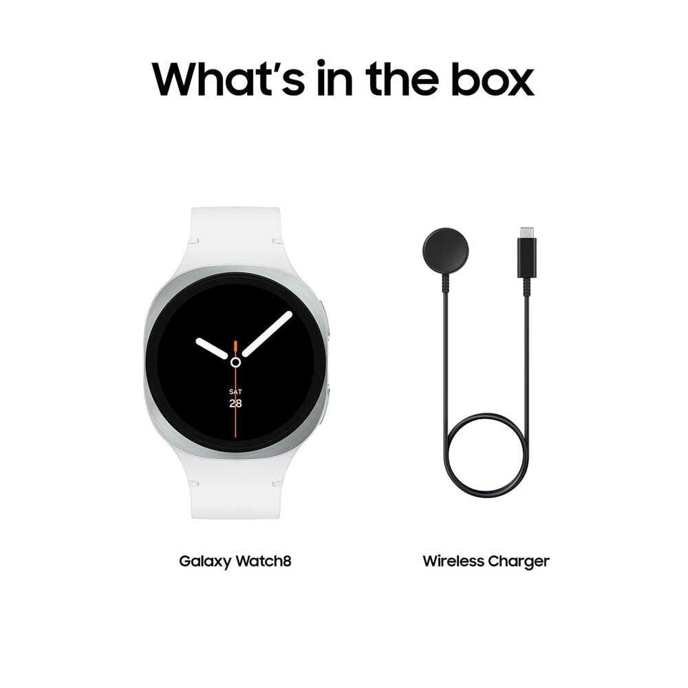 Samsung Galaxy Watch8 40mm BT in Silver, , large
