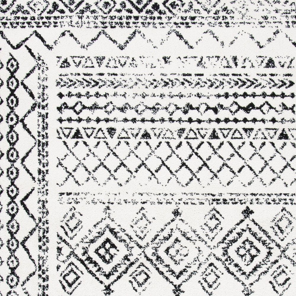 Safavieh Tulum TUL268 6&#39; x 9&#39; Ivory and Black Area Rug, , large