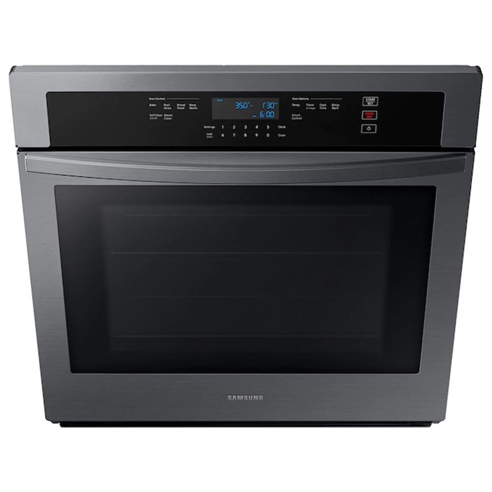 Samsung 30" Single Wall Oven with WiFi in Black Stainless Steel Nebraska Furniture Mart