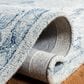 Safavieh Micro-Loop MLP276M 2"3" x 8" Blue and Ivory Runner, , large