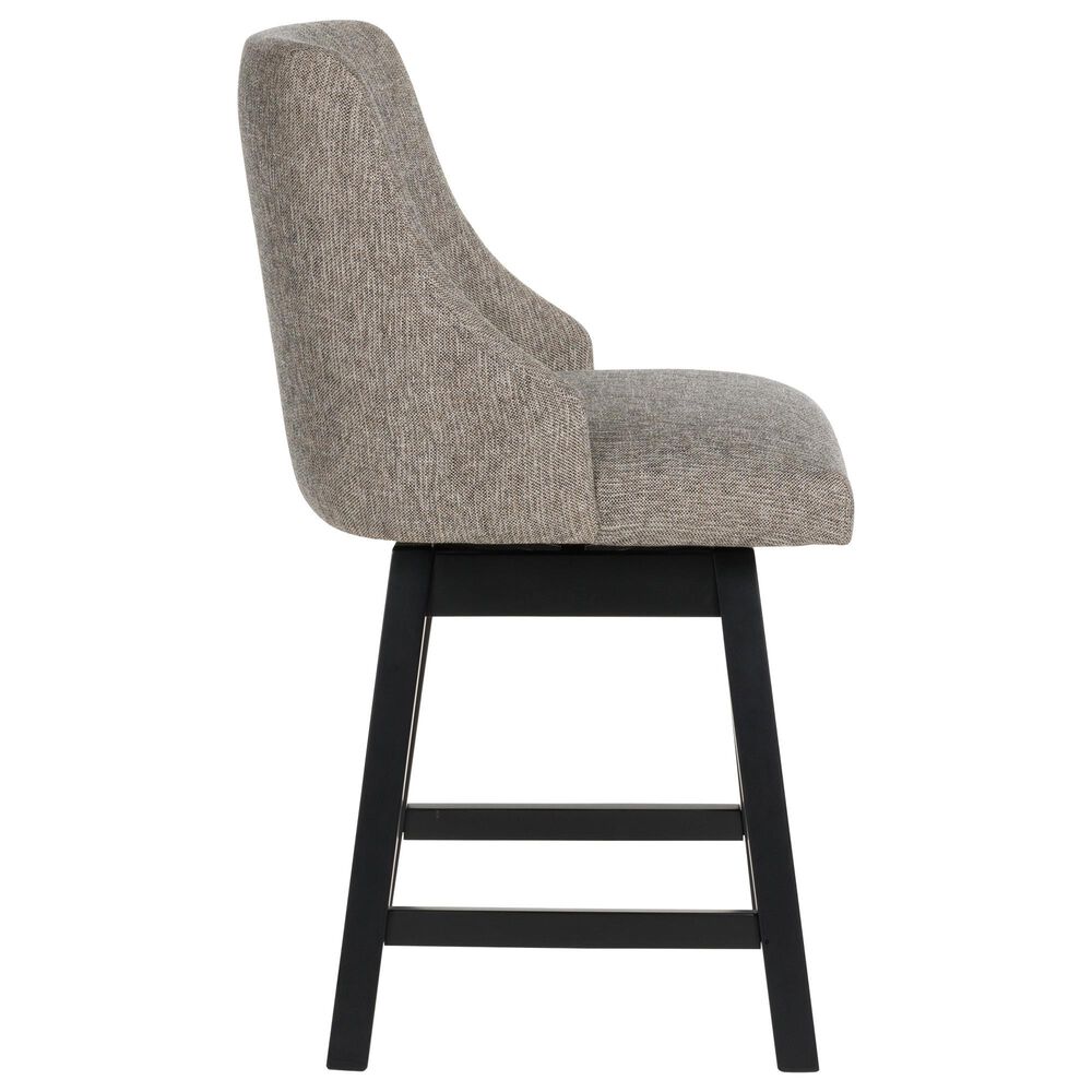 Ashley Neymorton Swivel Bar Stool in Dark Grayish Brown, , large