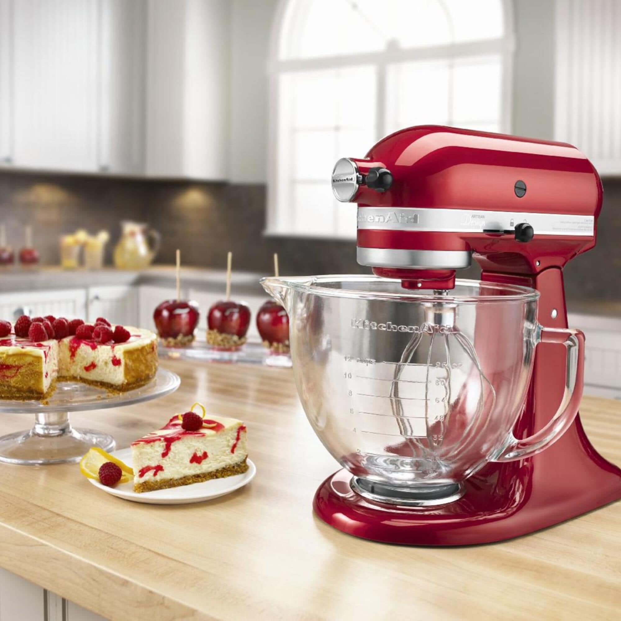 KitchenAid 5 Quart Artisan Stand Mixer in Red | NFM