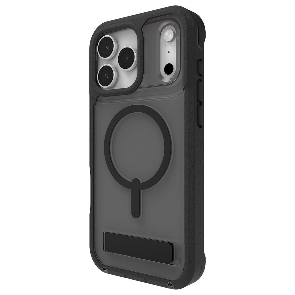 Zagg Rainier Snap MagSafe Case with Kickstand for Apple iPhone 17 Pro Max in Smoke Black, , large