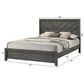 Crown Mark Valor King Panel Bed in Grey, , large