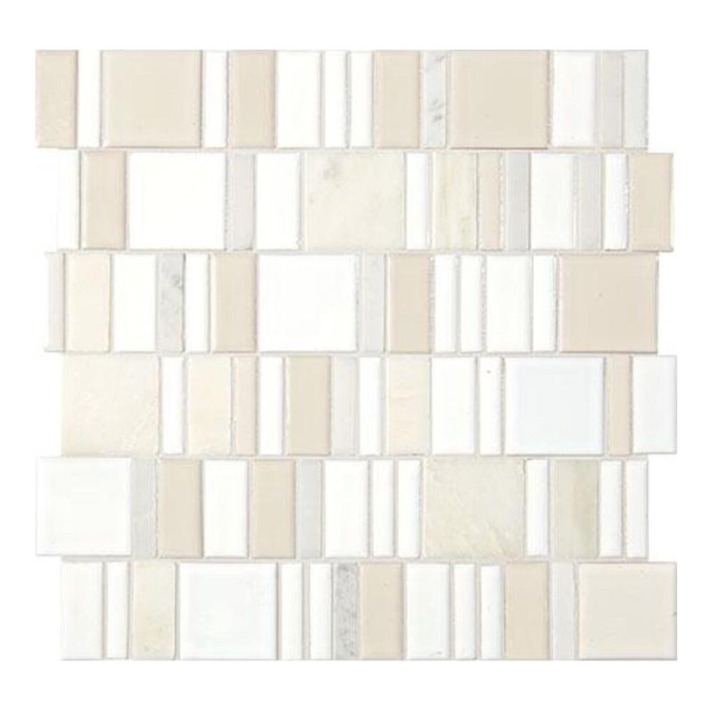 Marazzi Midpark Mosaics Cloud 13" x 13" Porcelain Mosaic Sheet, , large