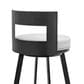 Blue River Flynn 26" Swivel Counter Stool in Black, , large
