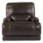 Sienna Designs Leather Power Glider Recliner in Stampede Charcoal, , large