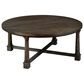 Hekman Linwood Round Coffee Table in Brown, , large