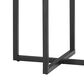 Steve Silver Furniture Yukon Round End Table in Walnut and Black, , large