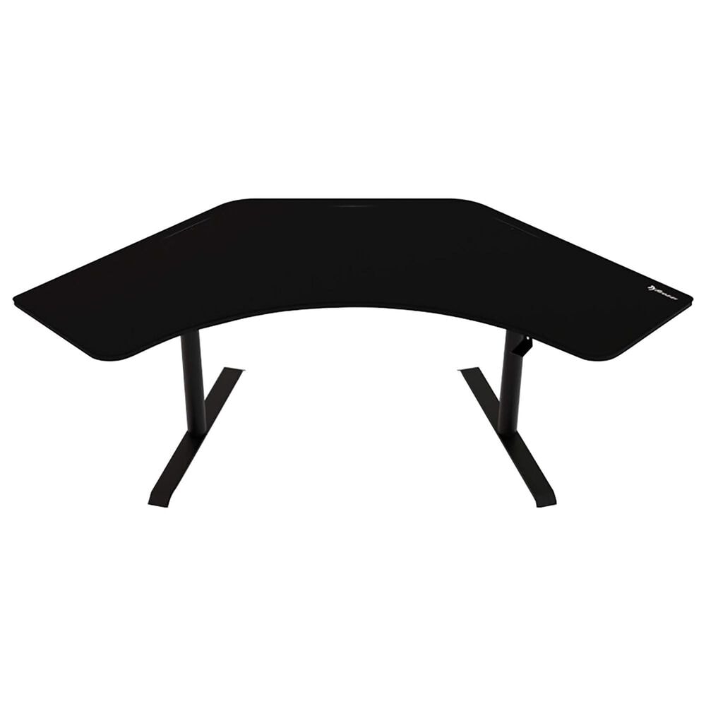 Arozzi Arena Angelo Gaming Desk in Pure Black &#40;Box 1 of 2&#41;, , large