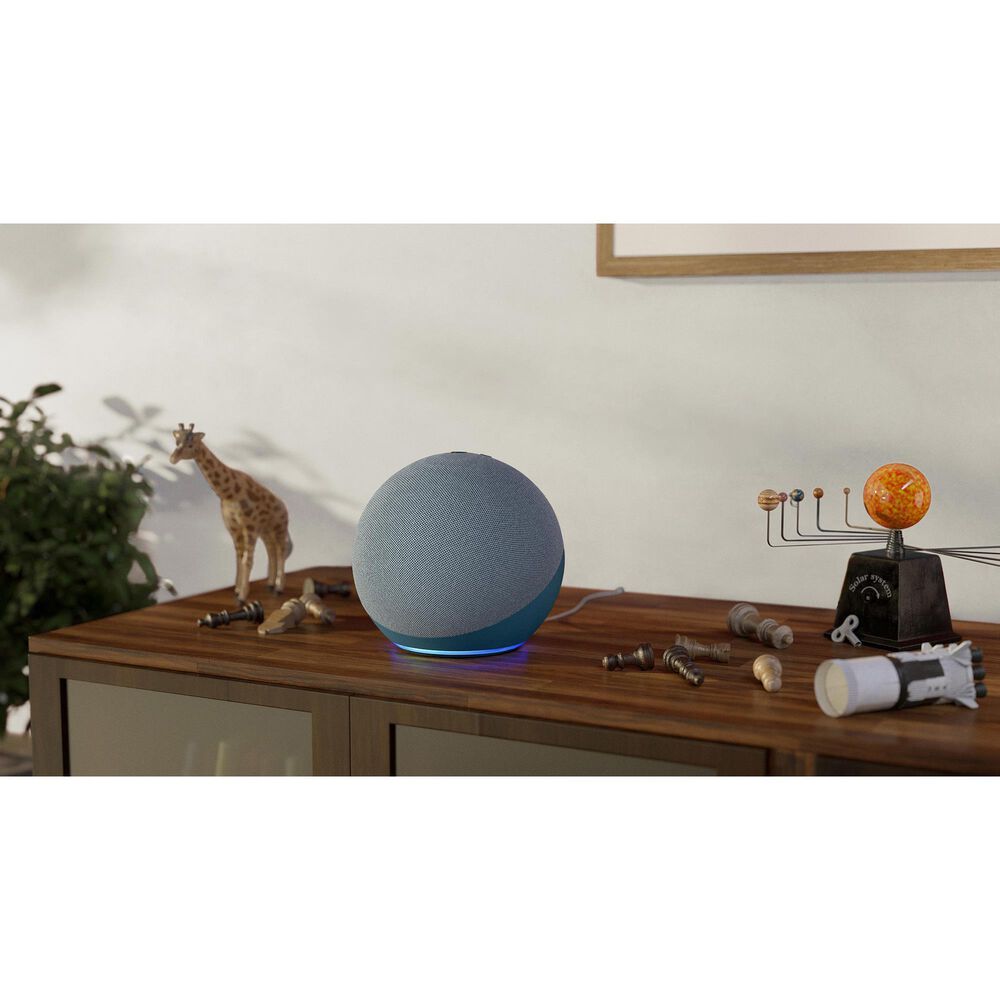 Amazon Echo 4th Gen in Twilight Blue + Ring A19 Smart Bulb, , large